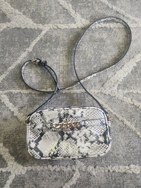 Steve Madden Faux Snake-Print Crossbody Bag